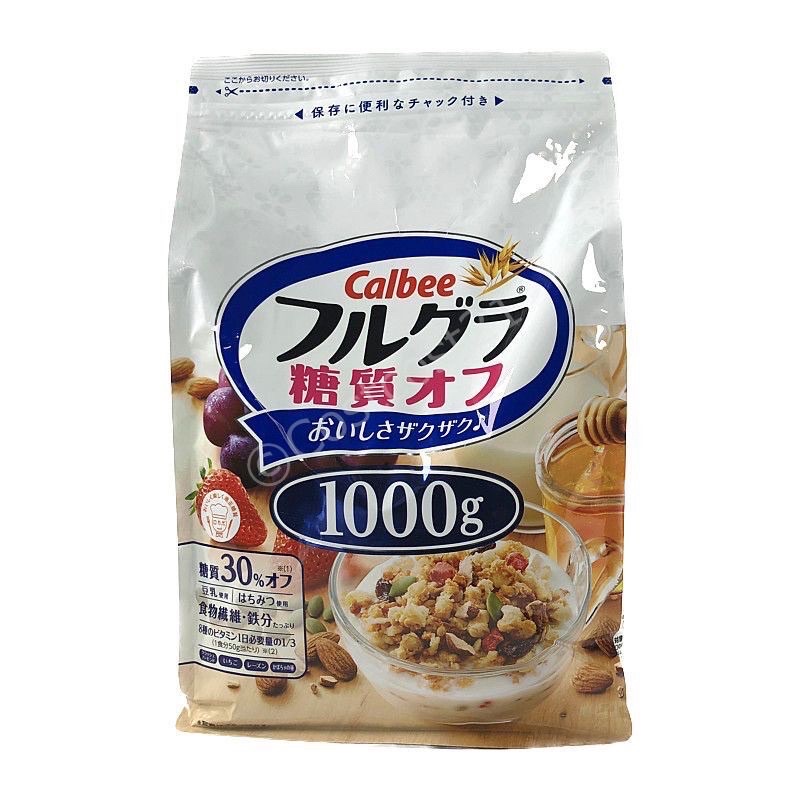 ［日本好市多］預購🚚日本🇯🇵 好市多 Calbee 卡樂比 水果早餐減糖麥片 (1kg）