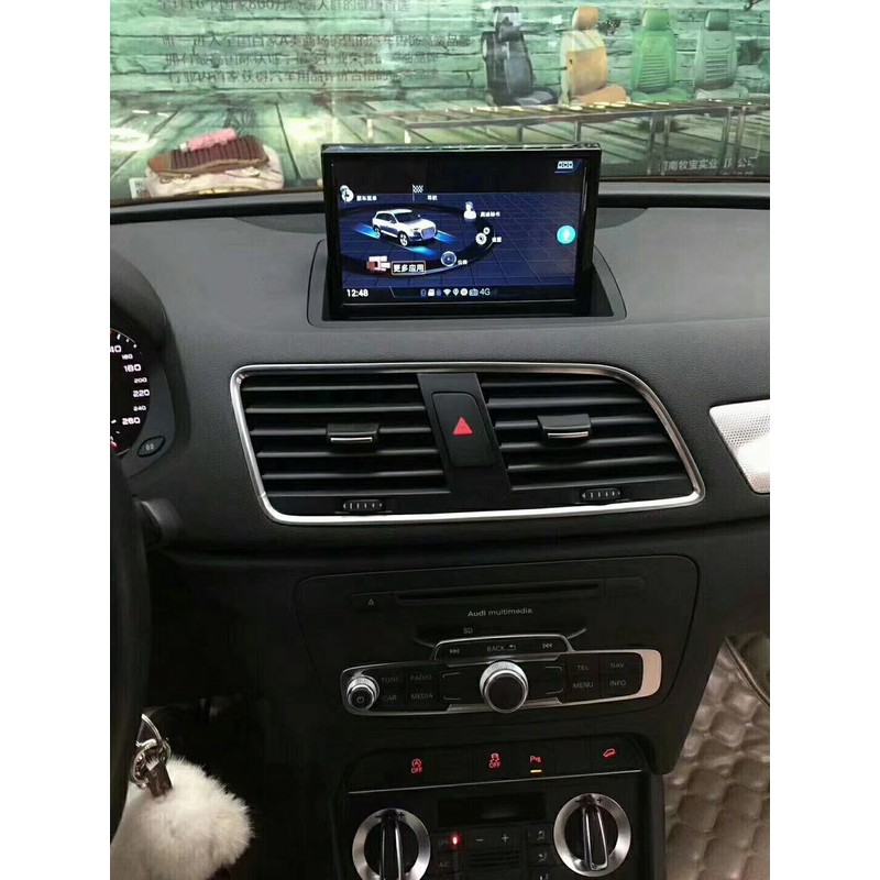 奧迪 Audi Q3 Q5 Android 8吋安卓版專用型觸控螢幕主機 導航/USB/GPS/藍芽電話/SD