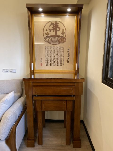 2尺9時尚日式柚木神桌家具佛桌小供桌 歡喜地佛教文物 蝦皮購物
