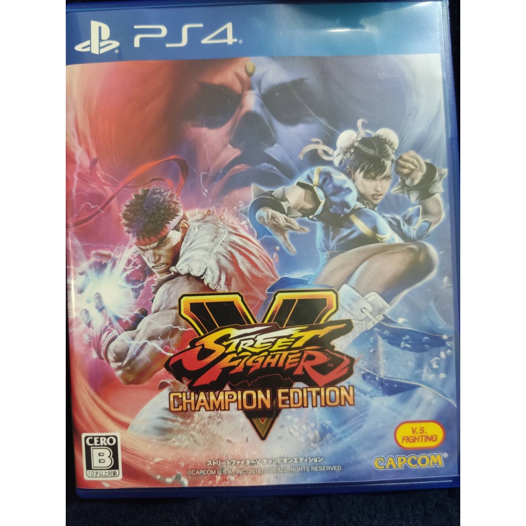 PS4遊戲片 二手 快打旋風 5 冠軍版 Street Fighter Champion 日版中文版