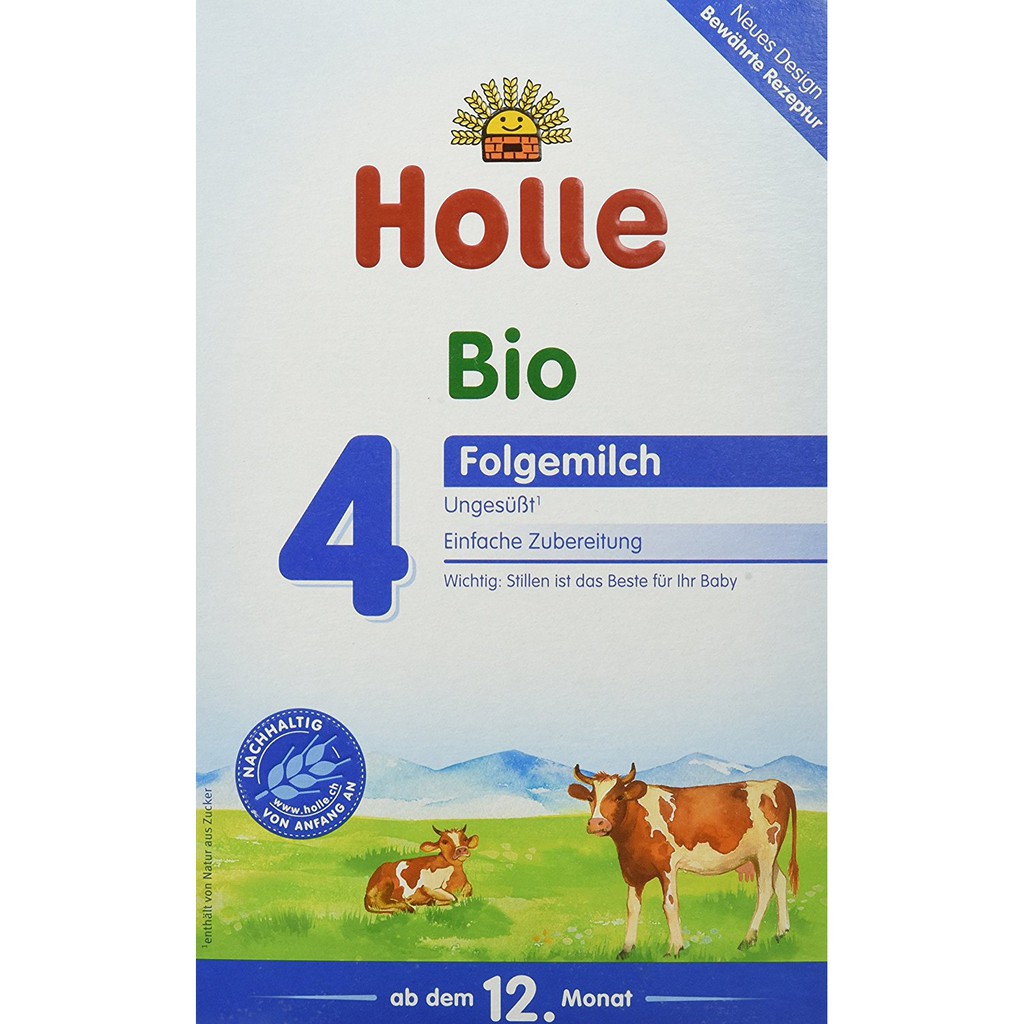 Holle 有機嬰兒配方奶粉4（新包裝）x600g 保存期限2019年5月15福利品