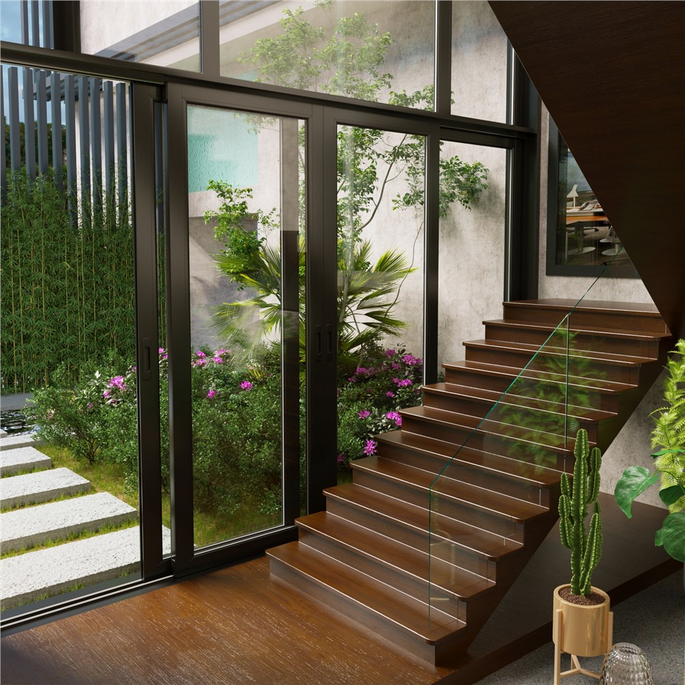 戶外花園❄✾▬樓梯實木踏步板別墅木質臺階裝飾橡木加寬木板閣樓木制地板定制