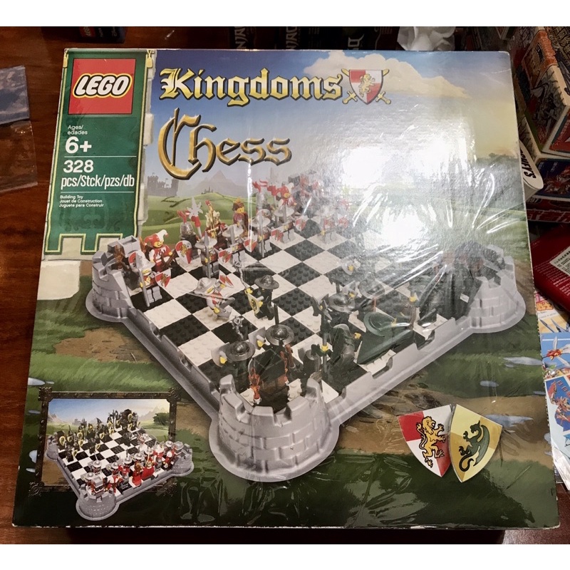 LEGO 853373 Kingdoms Chess Set 城堡西洋棋 綠龍 紅獅