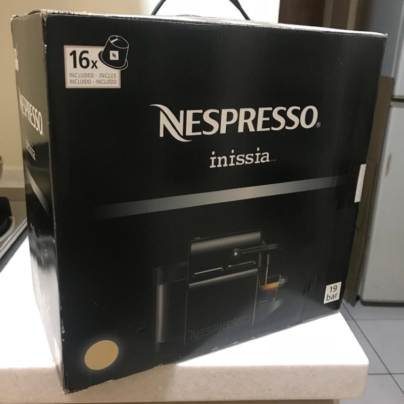 全新 日本雀巢Nespresso INISSIA D40 BK 紅色膠囊咖啡機 （降價）