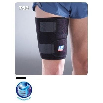 LP 美國頂級 護具 LP 755 單片 可調式 大腿 護套 (1入) 護膝 護腿 籃球 羽毛球 自行車 運動