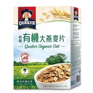 好市多商品-特0216-桂格有機大燕麥片1.87公斤