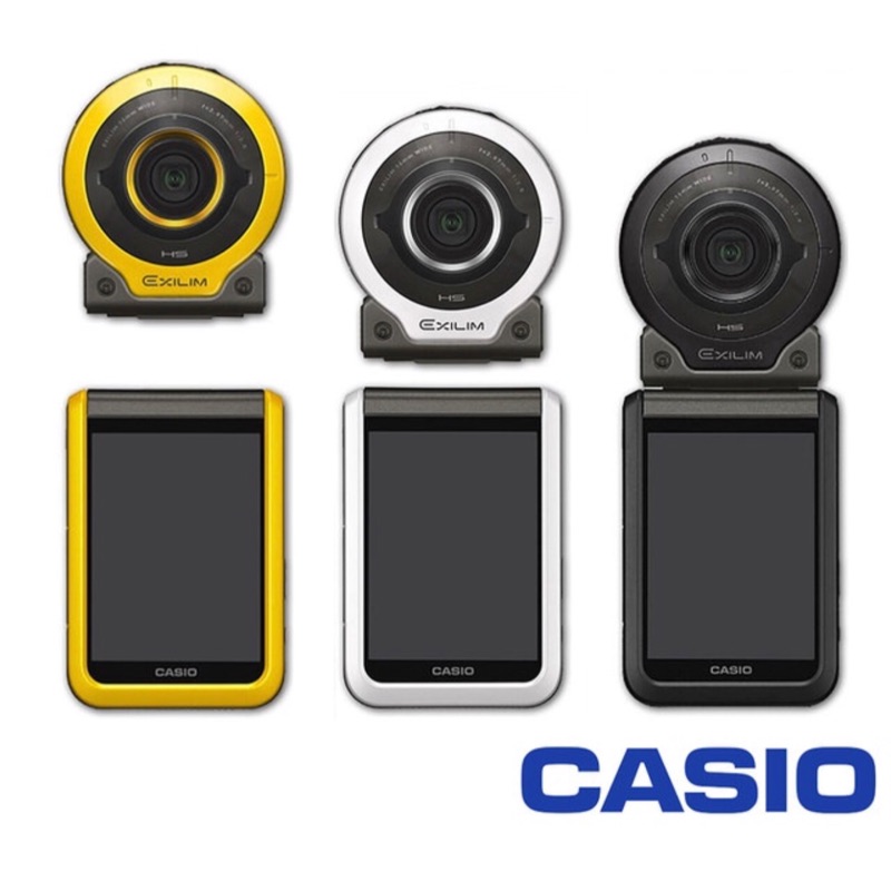 （近全新）CASIO EX-FR100 可分離式自拍美顏廣角相機