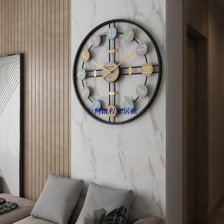 創意時鐘北歐現代家用時尚靜音掛鐘大氣客廳簡約個性潮流藝術鐘錶