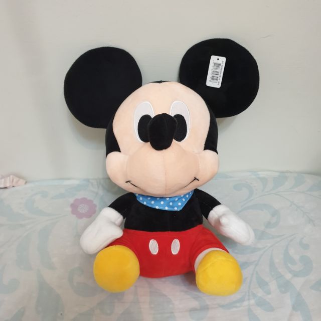 《Cutie Shop》Mickey 米奇Q版領巾坐姿玩偶 米奇 大玩偶 大娃娃