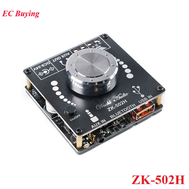 Zk-502h HIFI 2.0 50W+50W BLE 5.0 TPA3116D2數字功率音頻功放板模塊立體聲音箱50