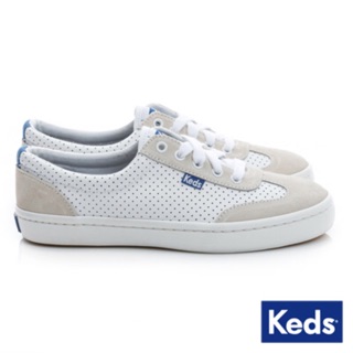 Keds 時尚運動系列之四綁帶休閒鞋-白色