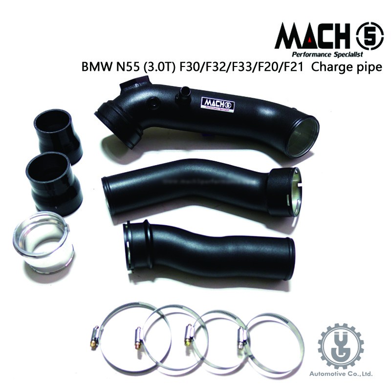 MACH5 高流量帶三元催化頭段 當派 排氣管 BMW F20 F21 M135i 充電管 底盤系統【YGAUTO】