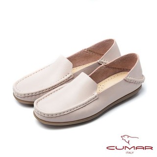 【CUMAR】慵懶主義 簡約素面兩穿式休閒鞋 - 粉紅色