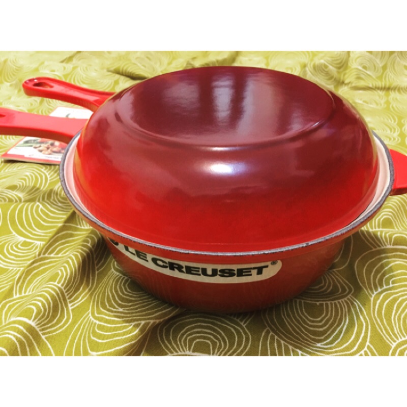 *全新*Le Creuset 22 多功能燉煮鍋+南瓜造型矽膠鉆