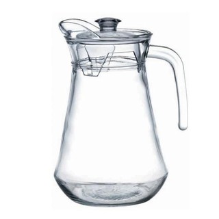 附蓋啤酒壺1300ml 1入 玻璃壺 水瓶 冷水瓶 果汁瓶 金益合玻璃器皿