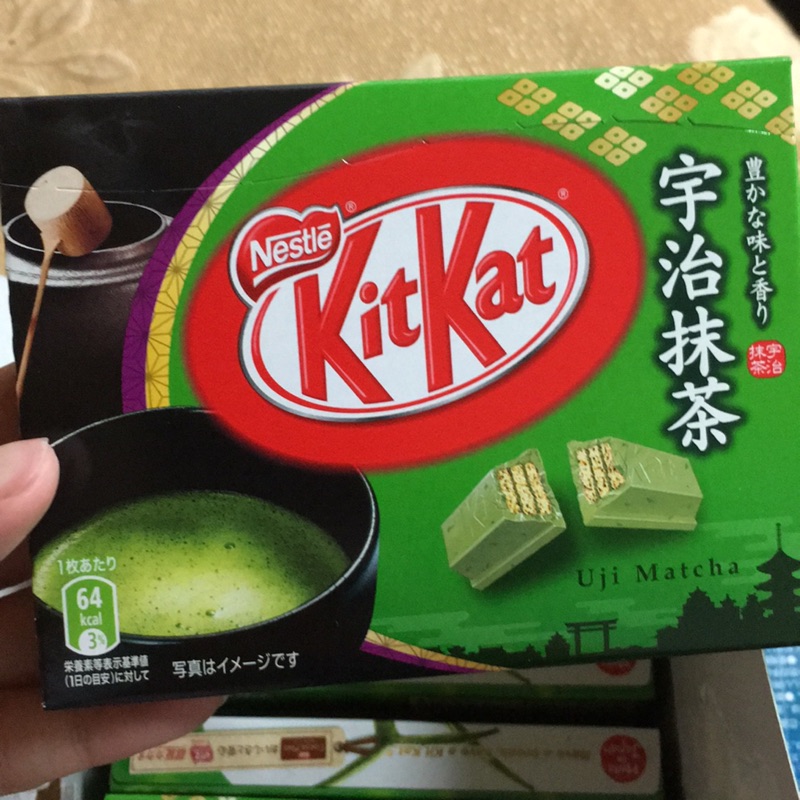 日本代購 雀巢 kit Kat 宇治抹茶巧克力 3枚