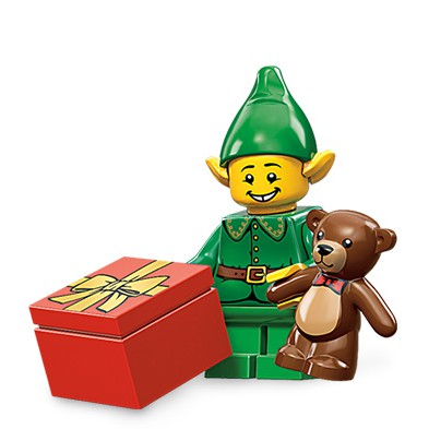 ||一直玩|| LEGO 11代人偶 71002 #7 假日小精靈 Holiday Elf