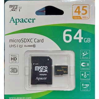 彰化手機館 雙11 記憶卡 64GB apacer 宇瞻 64G class10 microSDXC UHS-1