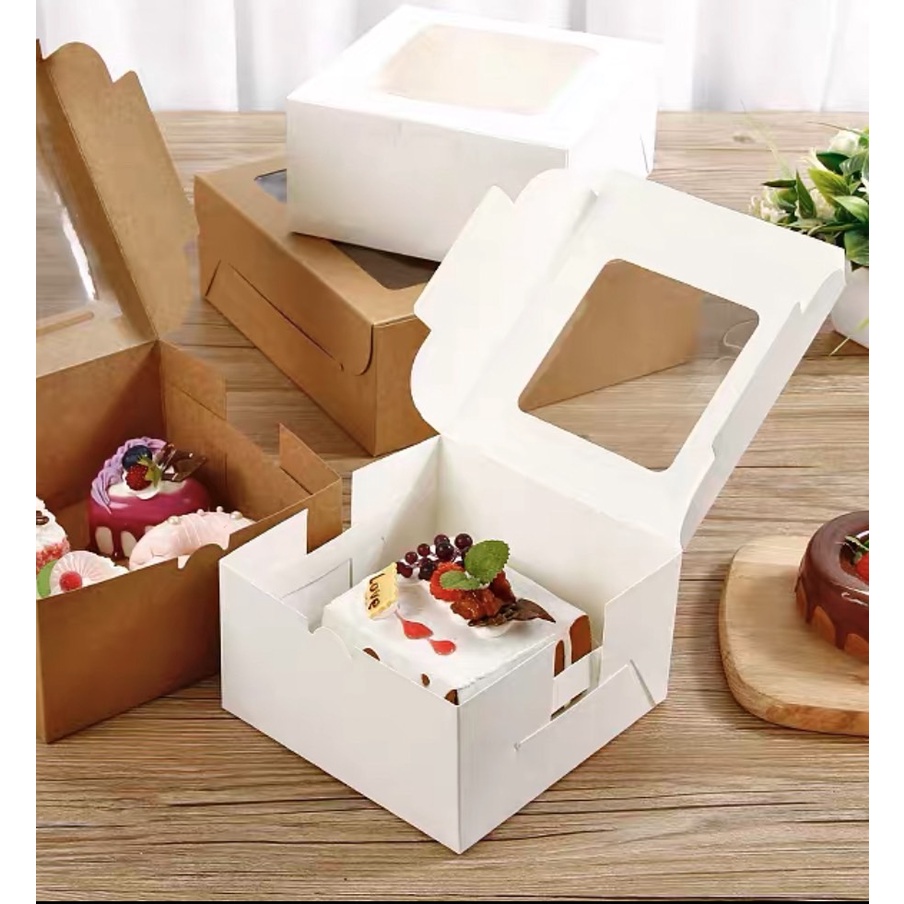 優選台灣現貨 （抗漲）蛋糕盒 4寸/小六寸蛋糕盒 乳酪球盒 蛋糕盒 西點盒 起士蛋糕盒 巴斯克乳酪蛋糕盒 6寸蛋糕盒