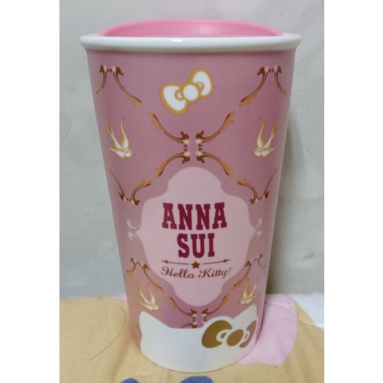 【現貨】7-11 ANNA SUI x Hello Kitty【雙層陶瓷馬克杯】（熱氣球款）單售 全新品