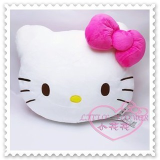 ♥小公主日本精品♥Hello Kitty 抱枕暖手枕大臉立體蝴蝶結造型冬天必備保暖滿版圖站姿小熊粉色 12341405