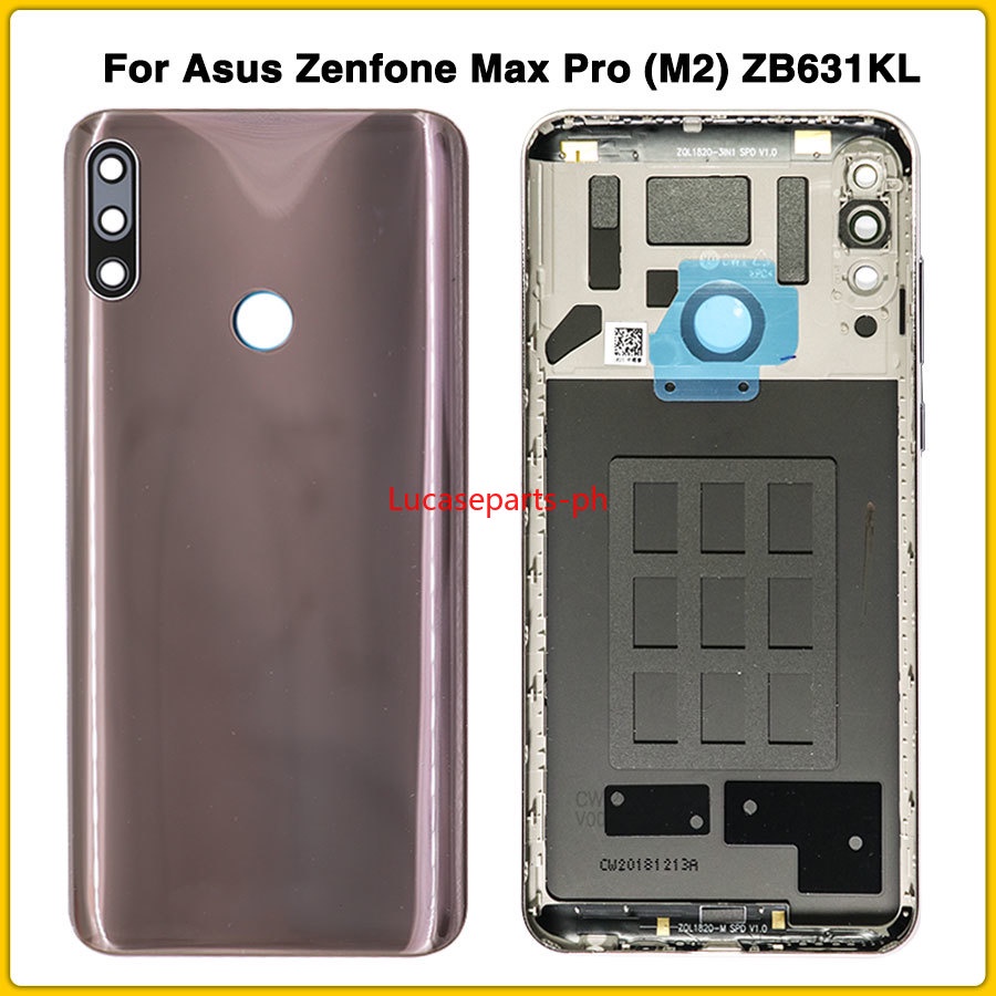 華碩 Lucp- 適用於 Asus Zenfone Max Pro (M2) ZB631KL 後門殼電池殼後蓋後殼