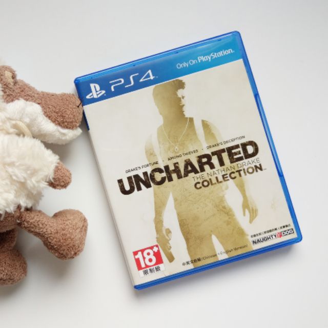 PS4二手遊戲 Uncharted 秘境探險 1 2 3 合輯 中、英文