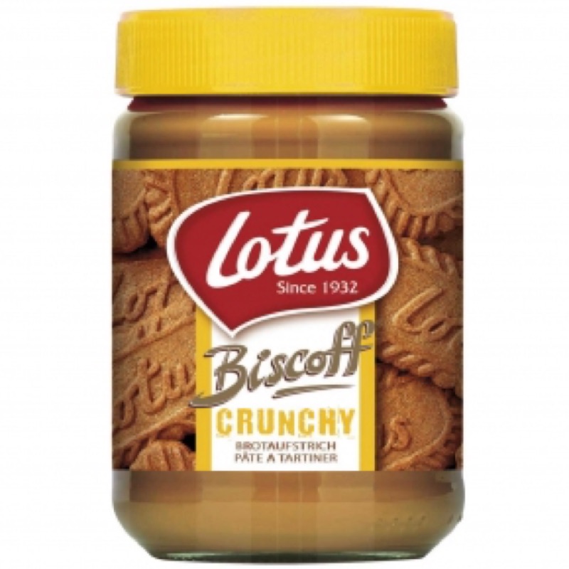 Über 比利時 Lotus Biscoff Brotaufstrich Crunchy 焦糖餅乾(顆粒)抹醬