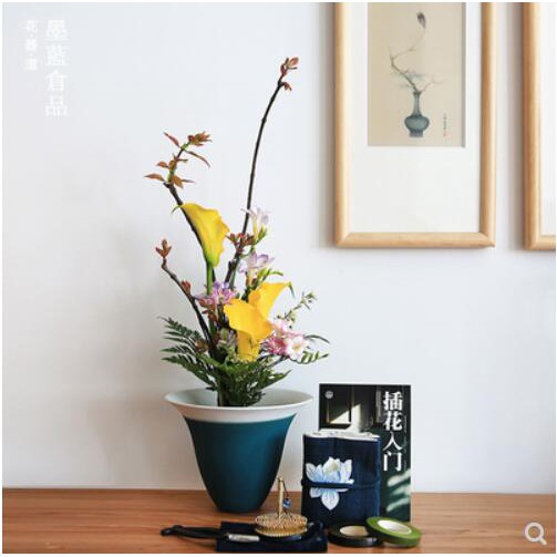 新白色經濟裝 花藝 插花剪刀 插花工具日式花道花器劍山插花器工具套裝初學禪意日式插花器皿小原流池坊 蝦皮購物