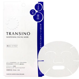 日本第一三共 TRANSINO傳明酸美白面膜 4枚入