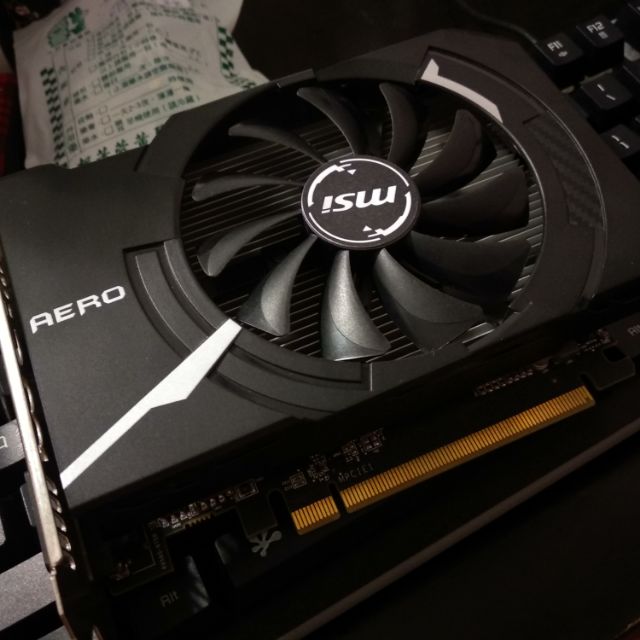 二手MSI RX560 4G AERO（參考RX460 RX570 RX580 GTX1050Ti