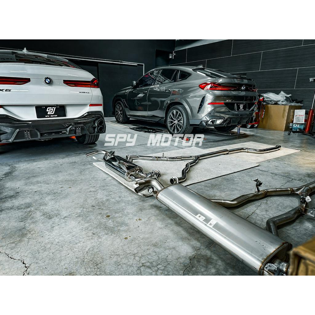 【SPY MOTOR】BMW G05 G06 X5 X6 中尾段閥門排氣管