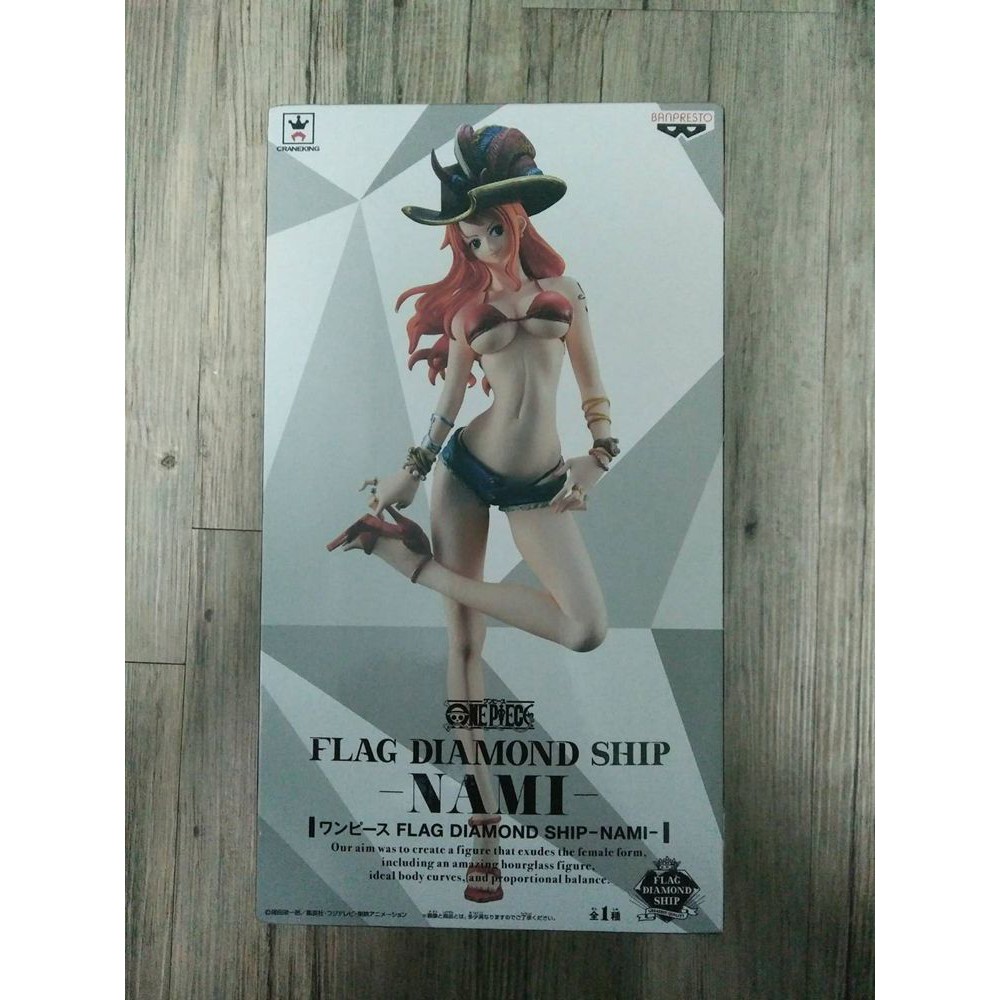 日本金證公仔 海賊王 海盜娜美 FLAG DIAMOND SHIP NAMI 日本連線代購 現貨