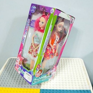 福利品-盒子壓到 EnchanTimals 美泰童話 魔法動物故事 森林小精靈 動物芭比 芭比娃娃 人偶娃娃 4面體包裝