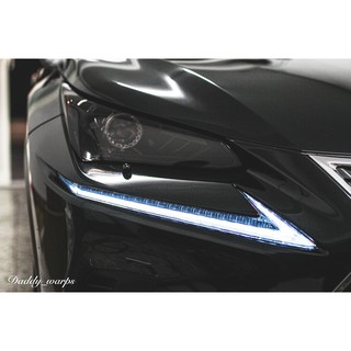 [老爸包膜店] Lexus NX 雷克薩斯 F-Sport 前日行燈膜 造型改色 燈膜 改裝
