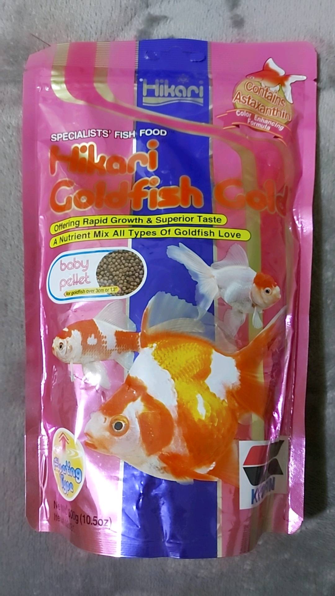 宏洋免運 Hikari 高夠力金魚色揚飼料 日本原裝 浮水性 魚飼料金魚飼料蘭壽獅頭蝶尾泰獅珠鱗金魚 蝦皮購物