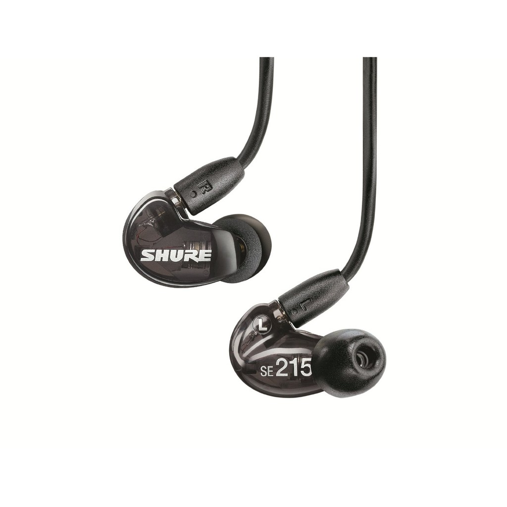 【保固兩年】公司貨 SHURE SE215 AONIC215 耳道式耳機 入耳式耳機 監聽耳機 含線控麥克風 黑色