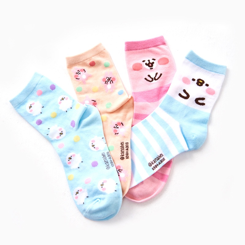 卡娜赫拉的小動物 短襪 棉襪 兒童襪 正版授權 KNH-A301~A304 【旺達棉品】