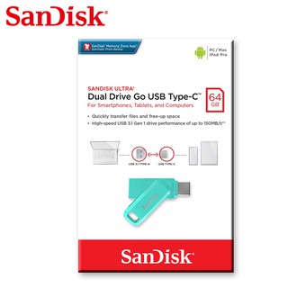 SANDISK Ultra GO TYPE-C USB 3.1 高速雙用 OTG 旋轉隨身碟 32G 64G 128G