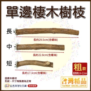 單邊棲木樹枝(粗)│臺灣精品-飼育極限│佳昱興寵物百貨│寵物鳥、鸚鵡用