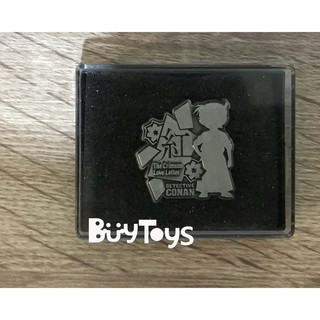 ㊣【買玩具】 名偵探柯南 劇場版第21彈 唐紅的戀歌 徽章