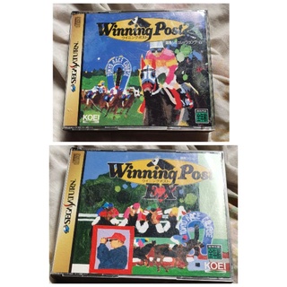 SEGA SATURN 德州賽馬 Winning Post 2 + Winning Post EX 