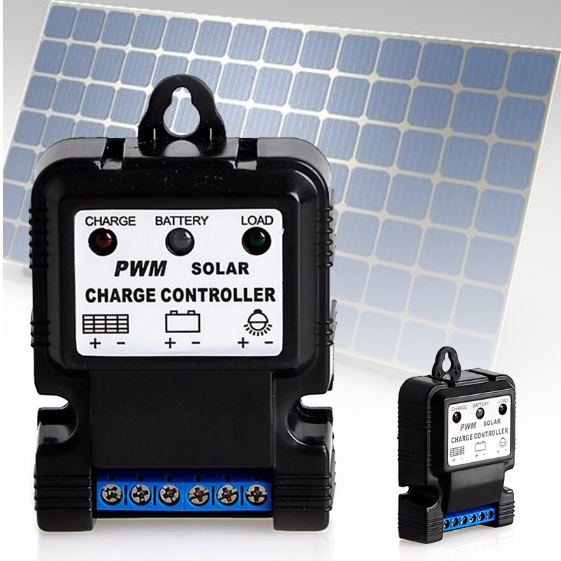 6v 12V 10A 汽車太陽能電池板充電控制器電池充電器 PWM 穩壓器 ☆Westyle