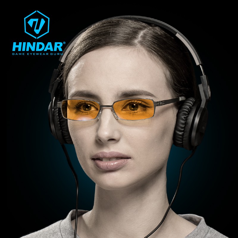 HINDAR電腦防藍光護目鏡 防輻射電競游戲眼鏡女款 HGA021