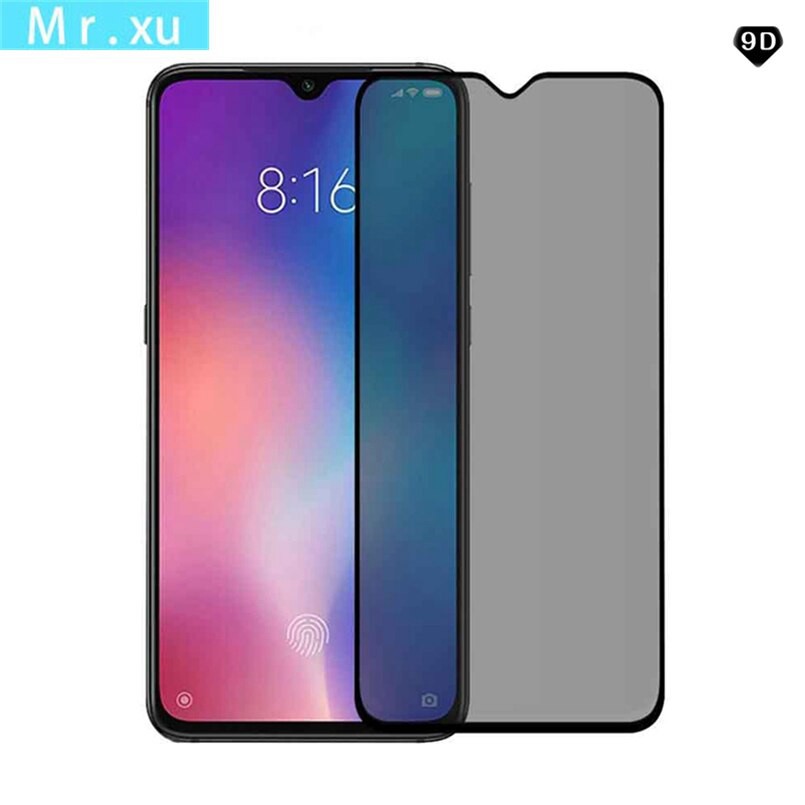 滿版防窺小米Xiaomi MI CC9 CC9E 10 lite A3 note 3全屏鋼化玻璃保護貼