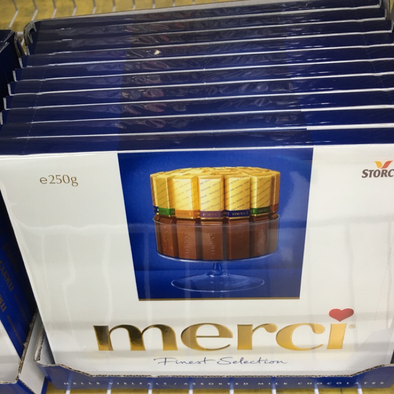 現貨在台》德國Merci蜜思牛奶巧克力-250g