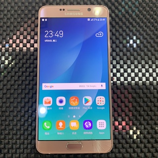 %【瑕疵品出清 】SAMSUNG Note5 粉 4G 32G 5.7吋 三星 零件機 台中 板橋 實體店