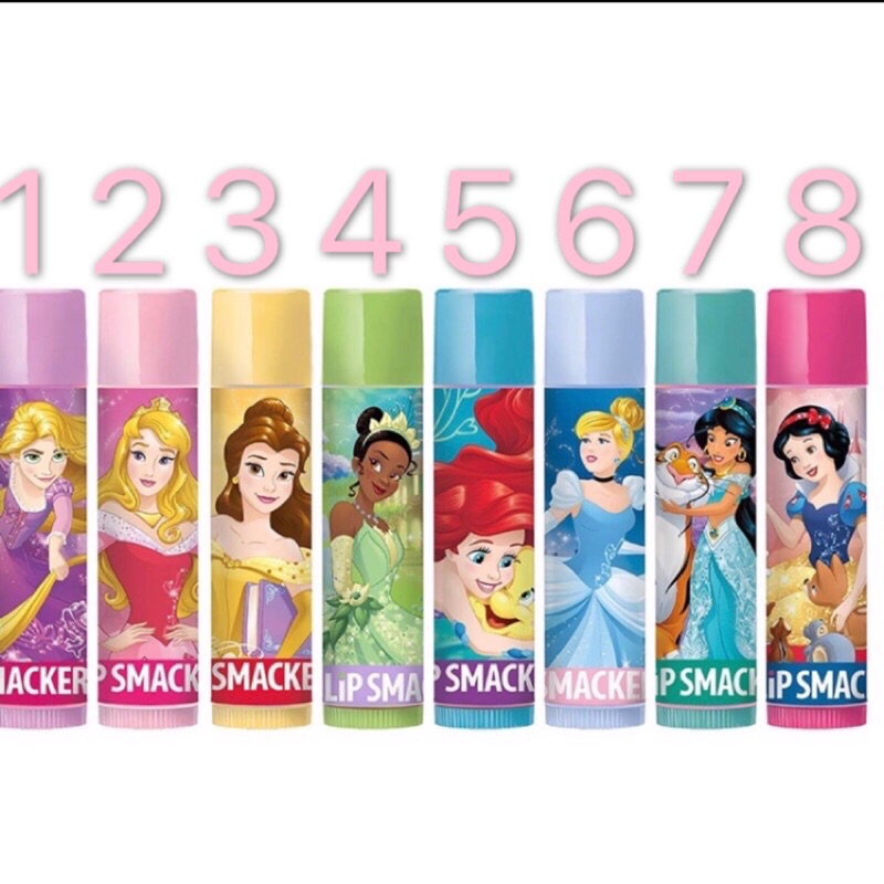 🇺🇸美國代購 Lip Smacker  迪士尼公主系列護唇膏  Disney Princess  4g單支
