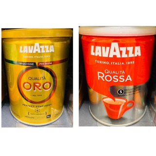 LAVAZZA QUALITA ROSSA咖啡粉-紅罐&金罐 250g