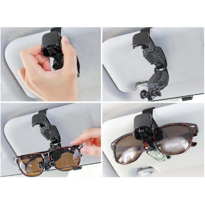 [Seanna] 日本精品 NAPOLEX WD-299 米奇晶鑽太陽眼鏡夾 太陽眼鏡架/遮陽板夾/汽車精品